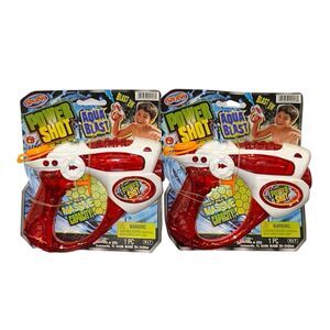 2x JA-RU Splash Power Shot Aqua Blast Water Squirt Toy Ages 4+